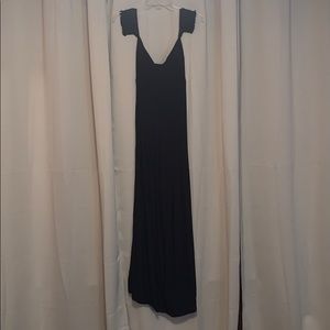 Black Maxi Off Shoulder Dress from Forever 21